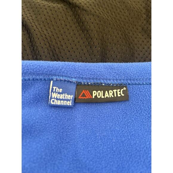 LL Bean Men Fleece Jacket XXL Blue Weather Channel Polartec Insert Inner Shell - Picture 11 of 11